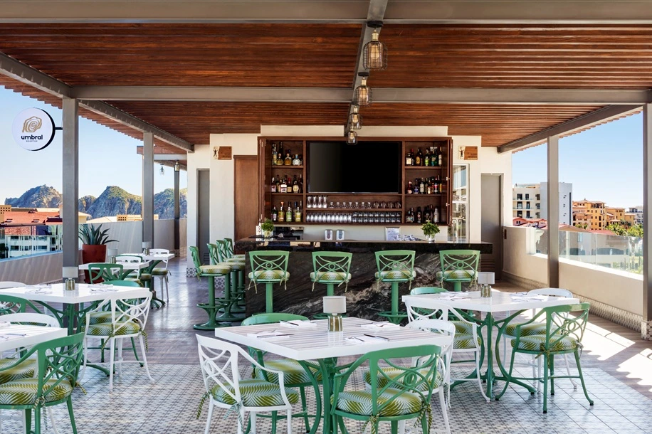 Panoramic sunset views and premium mixology at Umbral Rooftop lounge